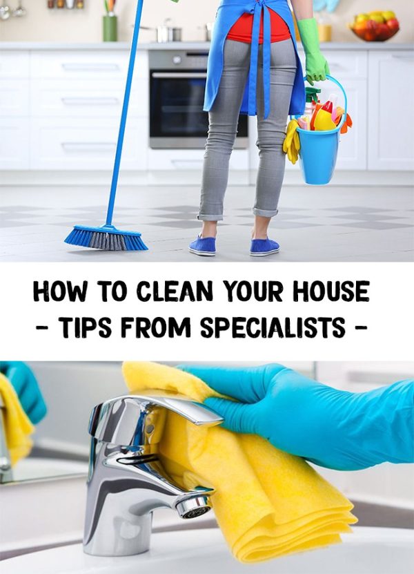 How to Clean a House with Pictures