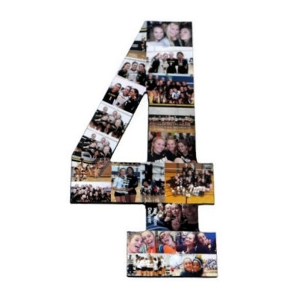 Transform Your Memories with a Unique Number Photo Collage